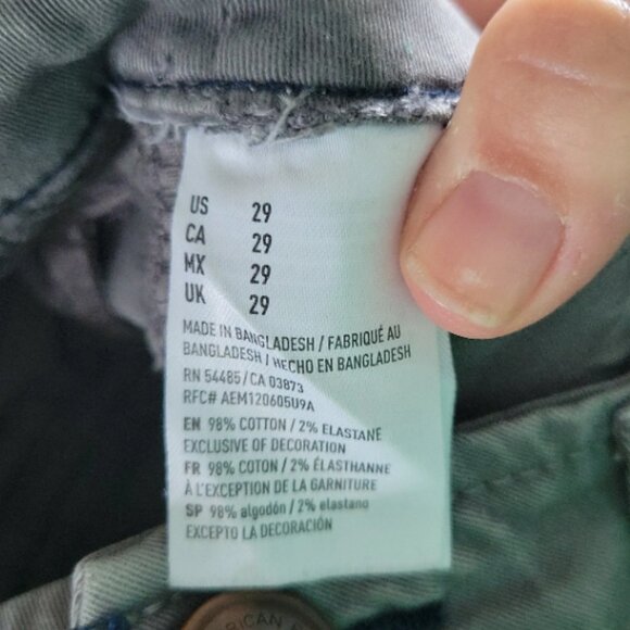 Men's size 29 gray american eagle shorts - Picture 4 of 4